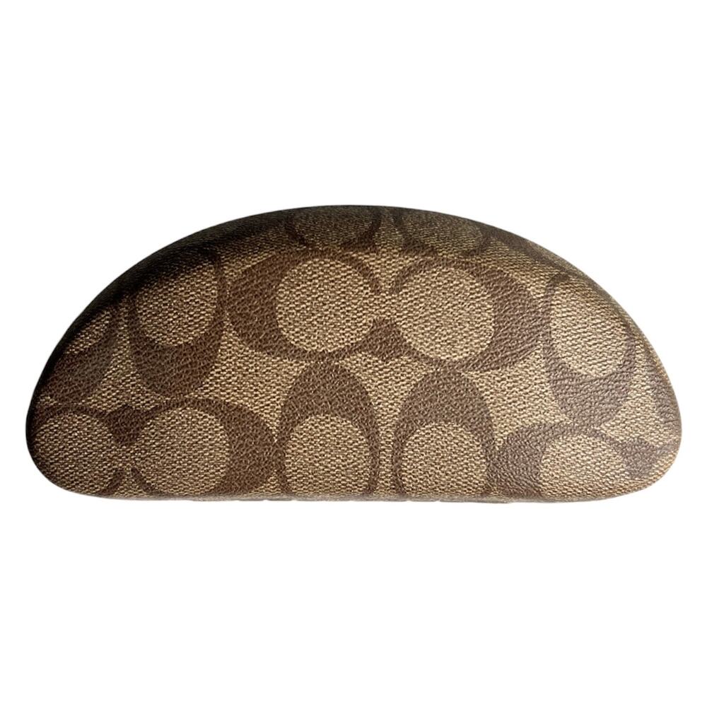 Coach Signature C Monogram Hard Sunglasses Eyeglasses Case